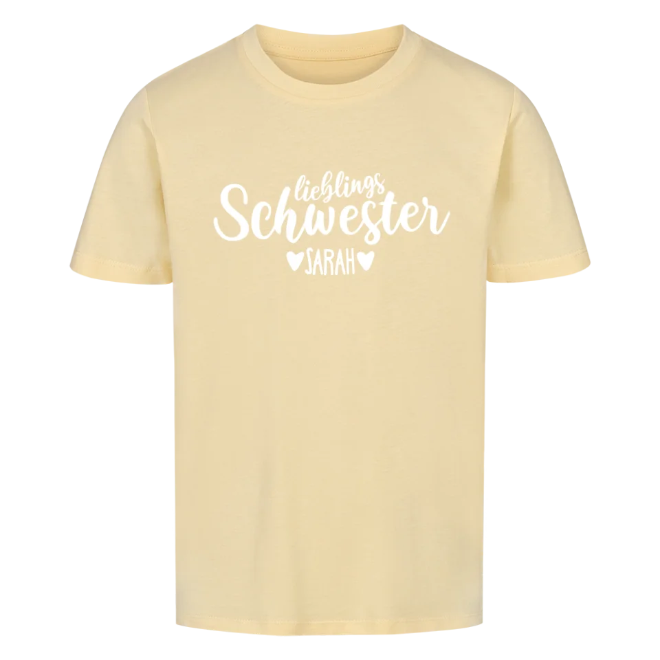 LIEBLINGS SCHWESTER PREMIUM ORGANIC KIDS SHIRT