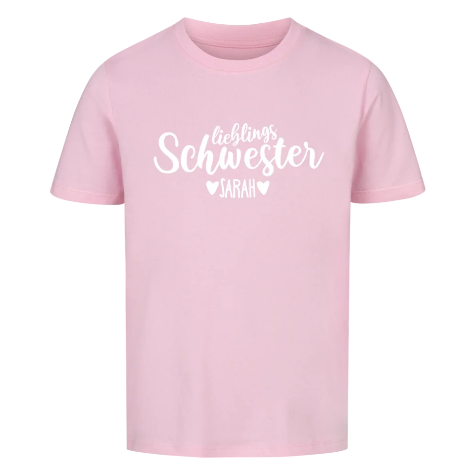 LIEBLINGS SCHWESTER PREMIUM ORGANIC KIDS SHIRT