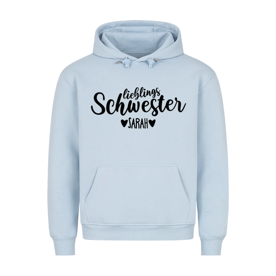 LIEBLINGS SCHWESTER PREMIUM HOODIE