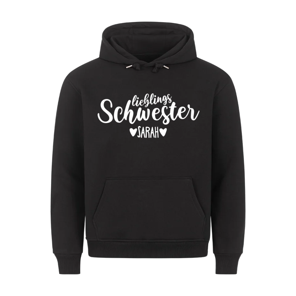 LIEBLINGS SCHWESTER PREMIUM HOODIE