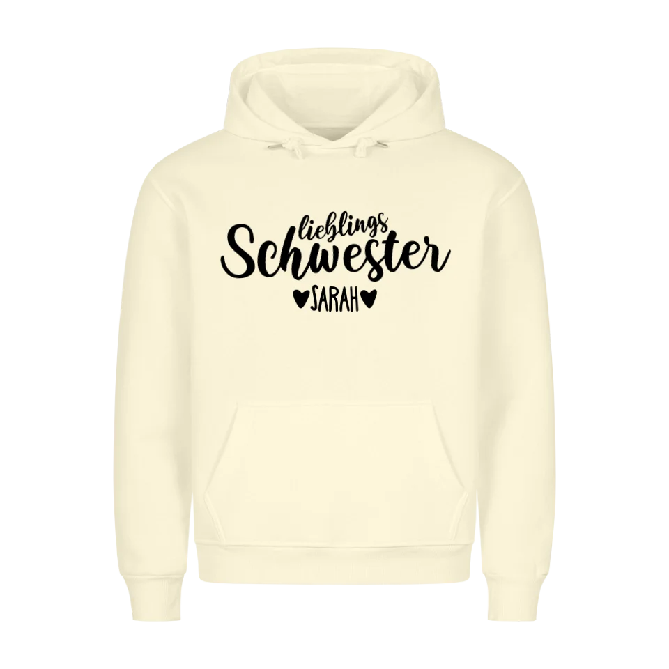 LIEBLINGS SCHWESTER PREMIUM HOODIE